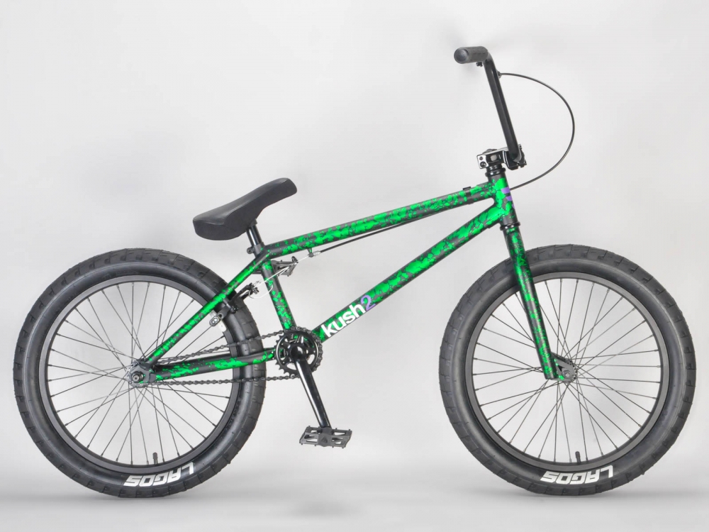 BikeBase Mafia Kush 2 BMX Green Splatter  ** 2021 ** 2021 *** 