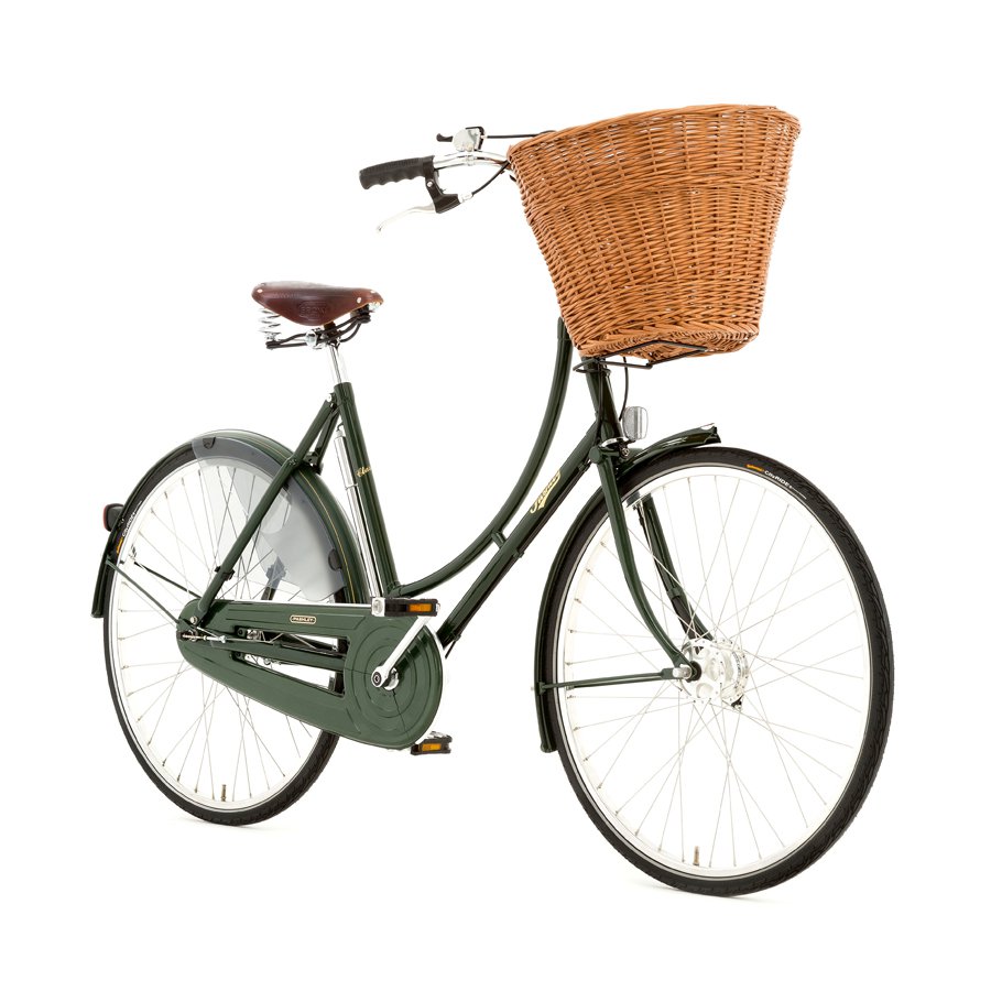 Ammaco Classique 26 Wheel Heritage Traditional Classic Ladies Lifestyle Bike /& Basket 16 Frame Dutch Style Olive